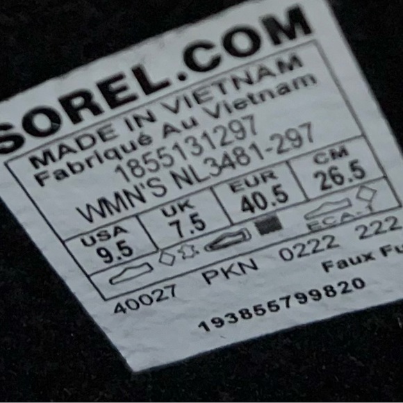 Sorel NWT Joan of Arctic Suede lace up  Fur trimmed boots size 9.5 taupe - Picture 3 of 10